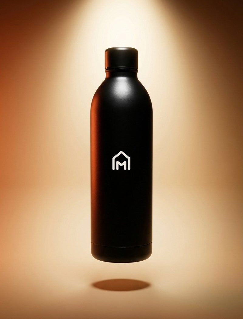 Edelstahl-Trinkflasche mit Gravur